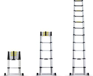 Robijn Vaak gesproken Protestant Aluminium Telescopische Ladder 4.2 Meter | Linexstore - Linexstore.com